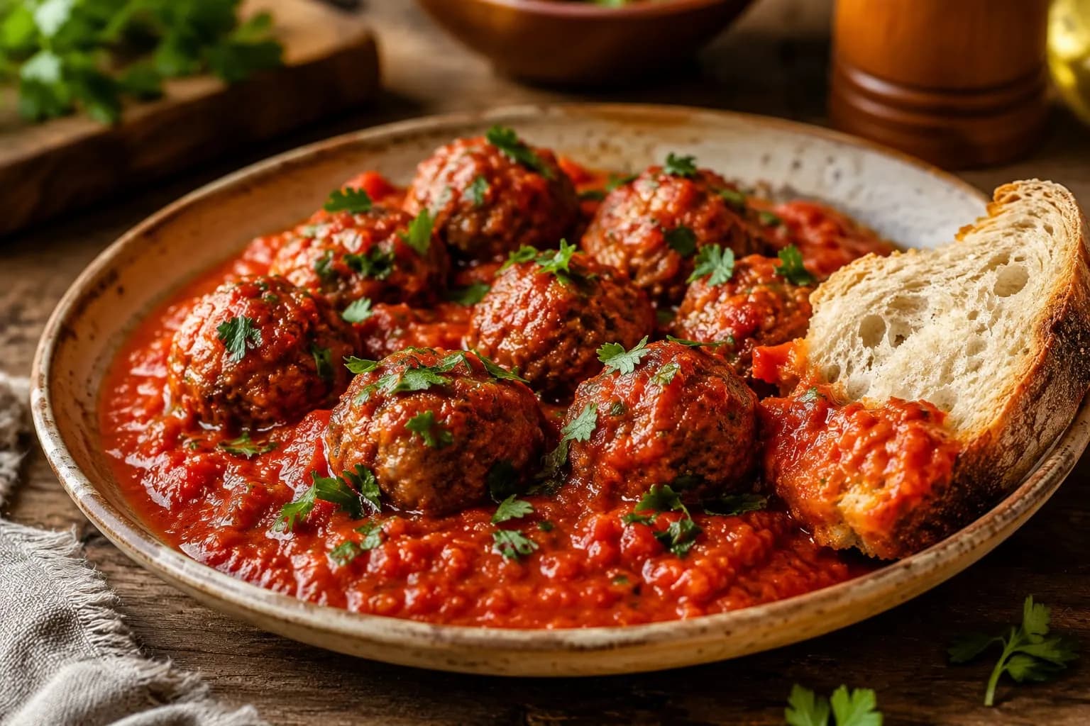 Albóndigas con tomate: la receta de siempre, la de la abuela