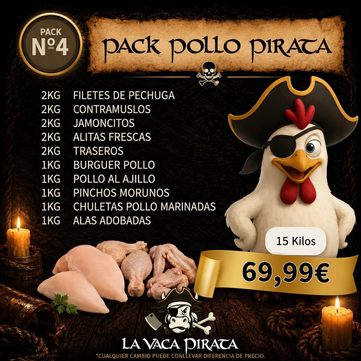 Nº4 EL PACK POLLO PIRATA
