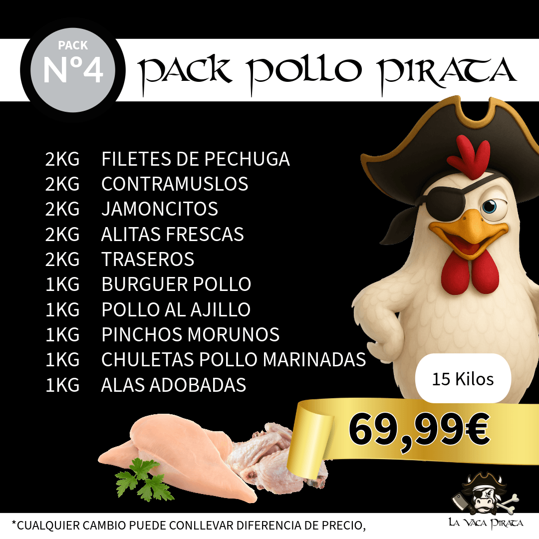 Nº4 EL PACK POLLO PIRATA