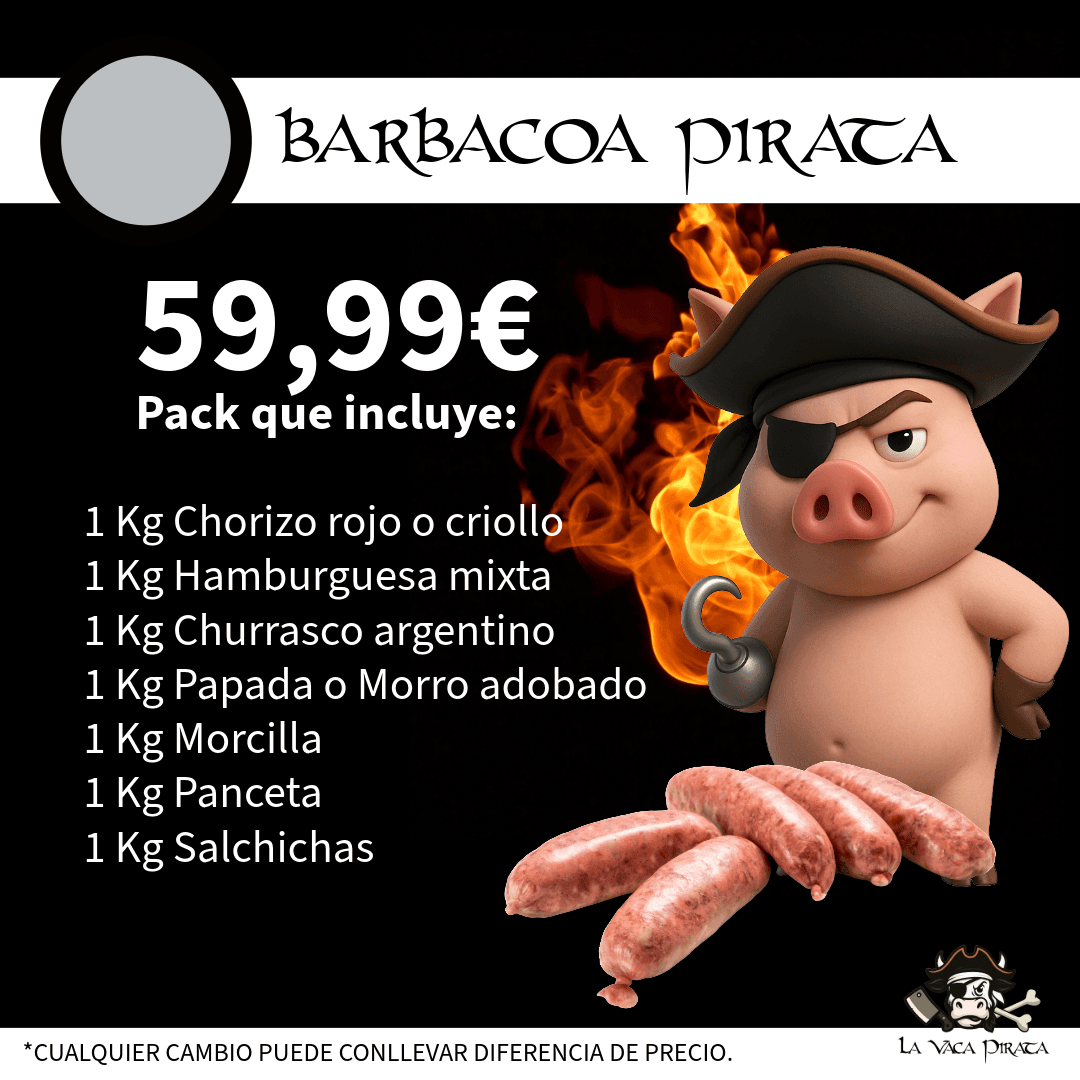 PACK BARBACOA PIRATA